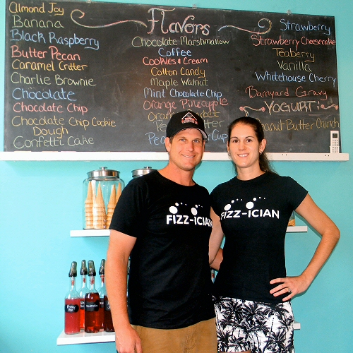 Chantilly Goods Ice Cream Shop Owners Jay and Angie