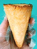 Pretzel Cones With Mannings Ice Cream