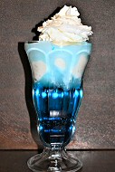 Blue Moon Ice Cream Soda Float Chantilly Goods Ice Cream Shop Weissport Jim Thorpe PA